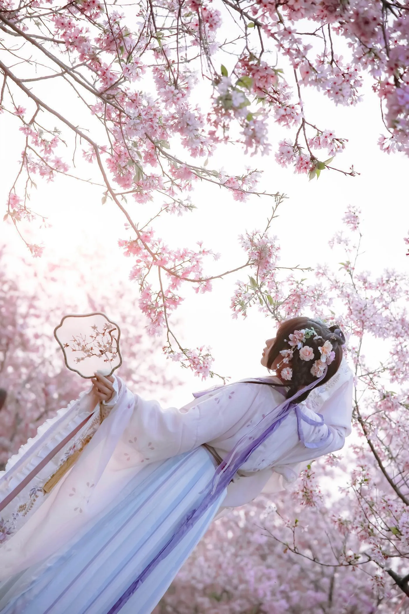 Nyako喵子 – NO.35 樱花汉服 花神祈愿 [52P]插图9